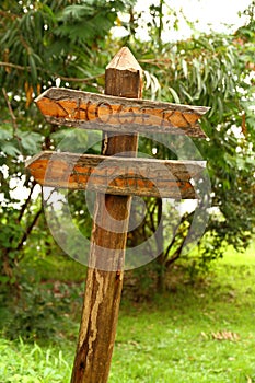 Showers and Latrines Old Wooden Sign