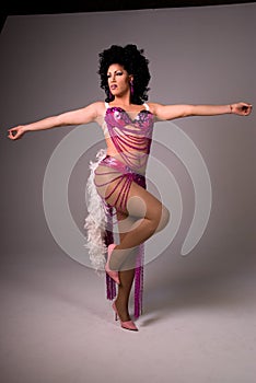 Showgirl Drag queen. photo