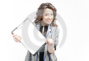 Showing blank clipboard