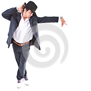 Showing MJ dance moves