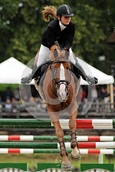 Showjumping action