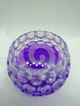 Showpiece with purple color liquid photo