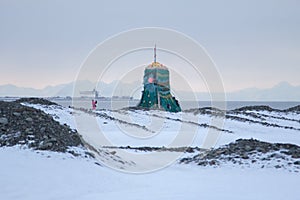 Showplace in Longyearbyen, Spitsbergen (Svalbard). Norway