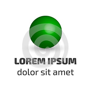 Shpere logo or icon design