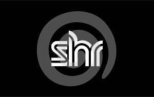 SHR Creative Unique Modern Letter Logo Design