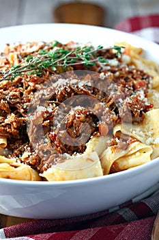 Shredded Beef Ragu with Noodles photo