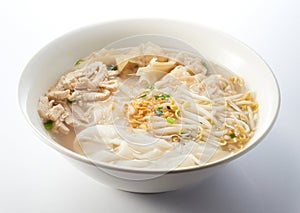 Shredded Chicken Noodle Soup