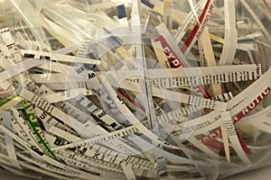 Shredded documents