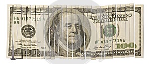 Shredded Hundred Dollar Bill