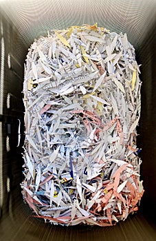 Shredded Office Documents