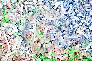 Shredded paper