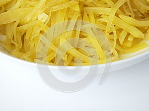 shredded potatoes