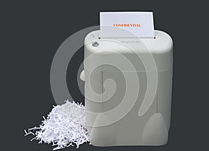 Shredding confidential information