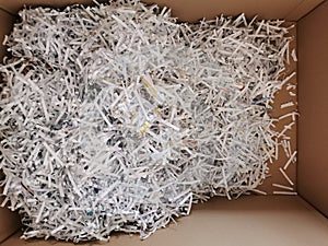 shredding paper documents texture