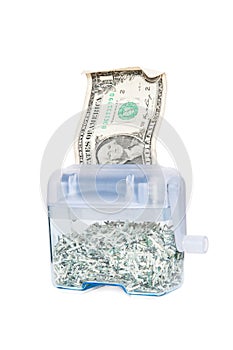 Shredding Your Money - $1 photo