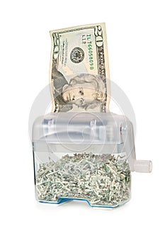 Shredding Your Money - $20 photo