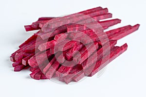 Shreds beet, beetroot photo