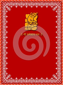 Shree Ganesha - Card Template