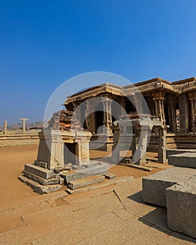 Shree Vijaya Vitthala Temple, UNESCO world heritage site, in Hampi photo