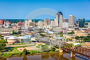 Shreveport, Louisiana, USA Skyline