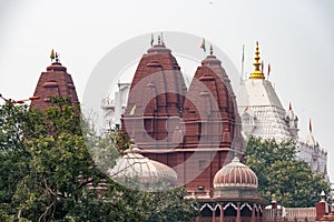 The Shri Digambar Jain Lal Mandir temple in Delhi, India