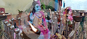 Shri Shiv God during Diwali festival.