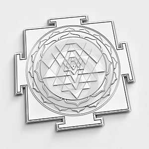 Shri Yantra Chakra Mandala