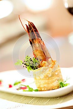 Shrimp appetiser