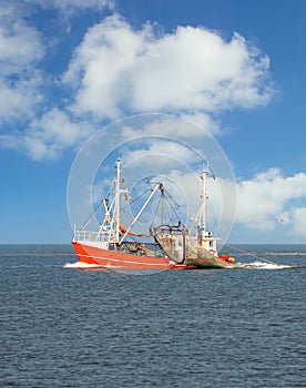 Shrimp Boat,North Sea,Germany photo