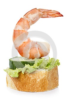 Shrimp canape