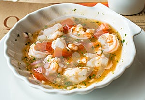 Shrimp ceviche