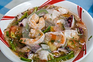 Shrimp ceviche