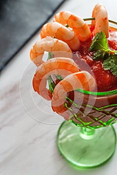 Shrimp Cocktail Glass Cup