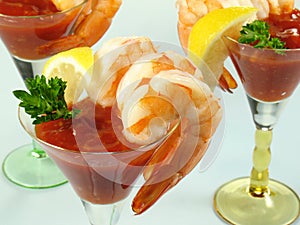 Shrimp Cocktail Martinis