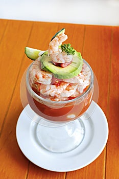 Shrimp cocktail - mexican style