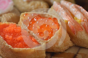 Shrimp Crab Roe sushi