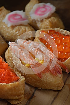 Shrimp Crab Roe sushi