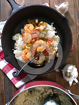 Shrimp Creole traditional southern American cuisine photo