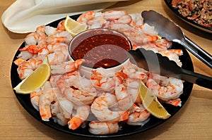 Shrimp and dipping sauce