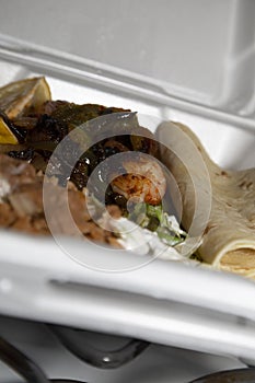 Shrimp Fajitas Ingredients In A Box