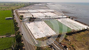 Shrimp farming in Indonesia