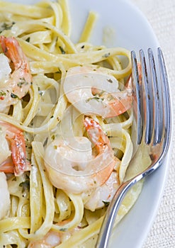 Shrimp Fettuccine