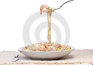 Shrimp Fettuccine