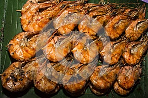 Shrimp at fish market