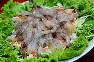 Shrimp in fish sauce,hot and spicy
