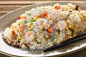 Shrimp fried rice photo