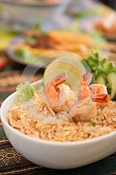 Shrimp fried rice