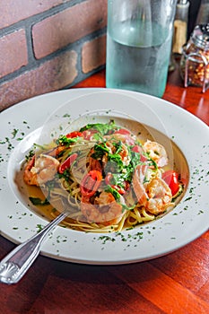 Shrimp Gamberoni Aglio e Olio