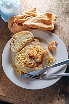 Shrimp Gamberoni Aglio e Olio