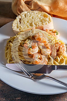 Shrimp Gamberoni Aglio e Olio